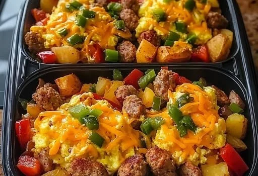 High Protein Freezer Friendly Breakfast Bowls