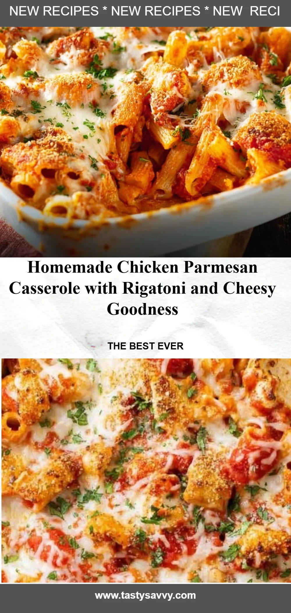 Homemade Chicken Parmesan Casserole