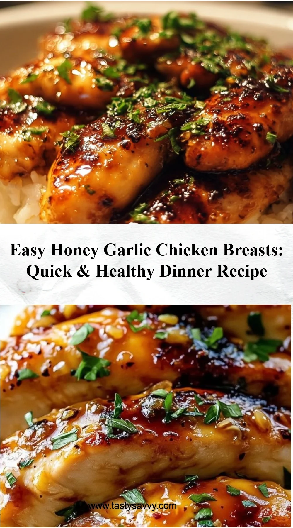 Honey Garlic Chicken Breasts