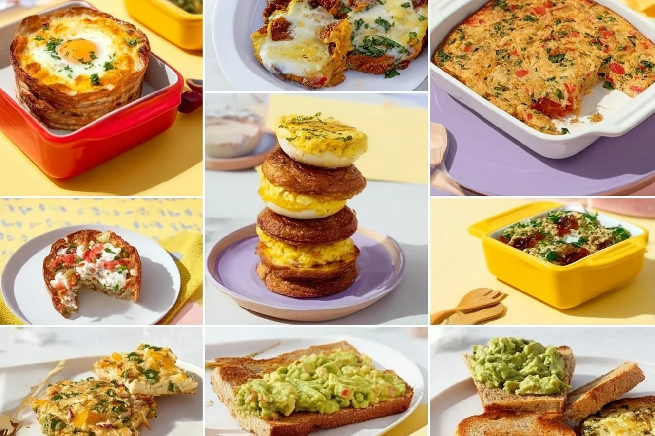 Delicious kid-friendly breakfast for dinner options with pancakes and eggs