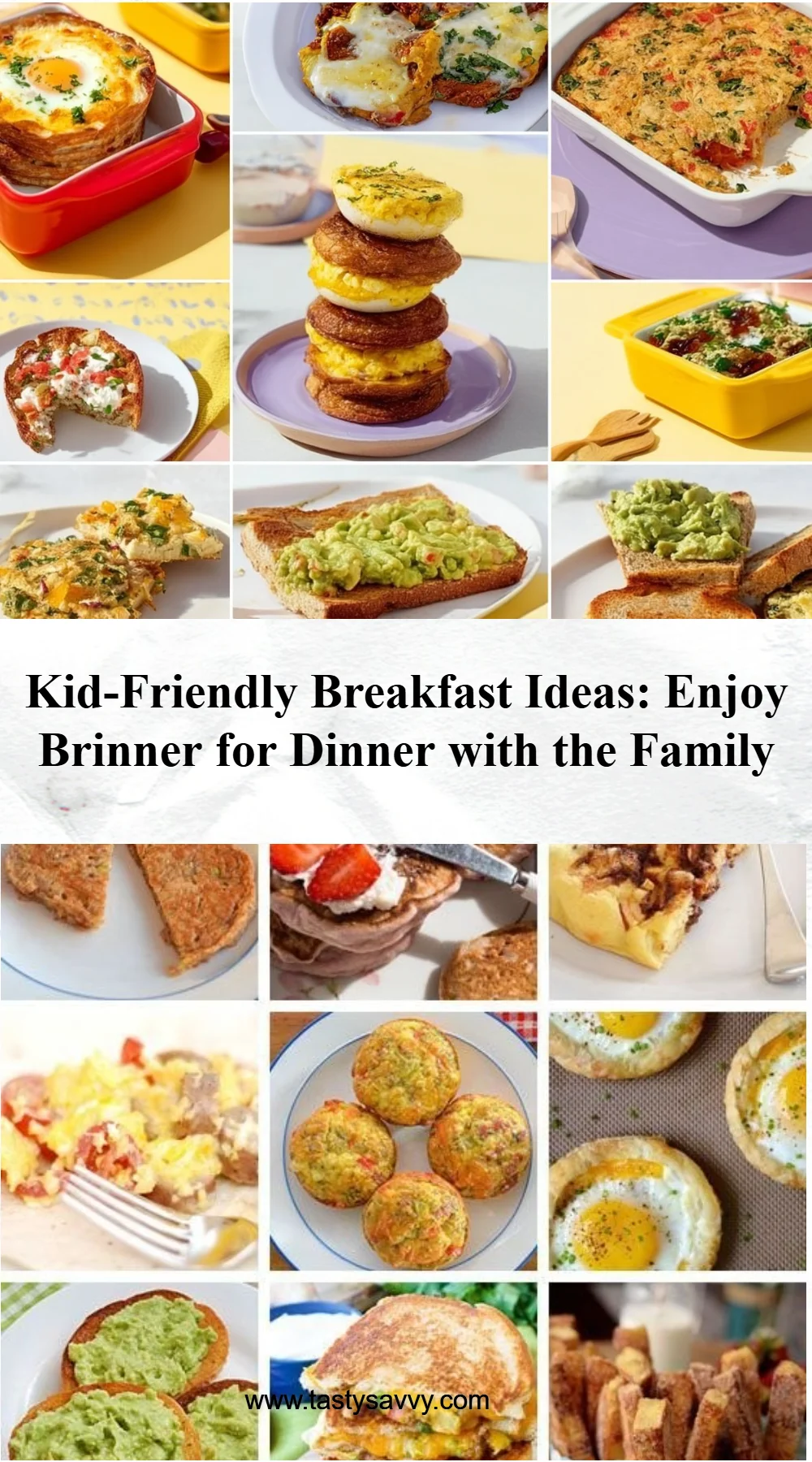 Kid-Friendly Breakfast for Dinner