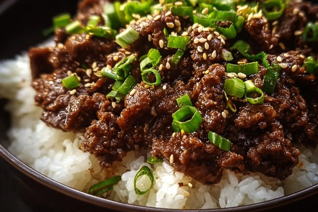 Korean Ground Beef Bowl