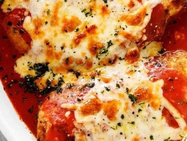 Low-Carb Chicken Parmesan chicken parmesan Low-Carb Chicken Parmesan