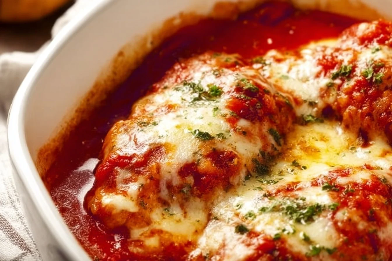 Low-Carb Chicken Parmesan chicken parmesan Low-Carb Chicken Parmesan