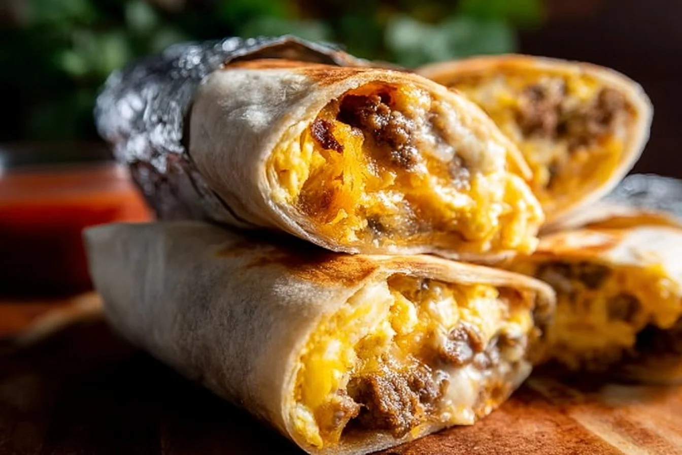 Make-Ahead Freezer Breakfast Burritos