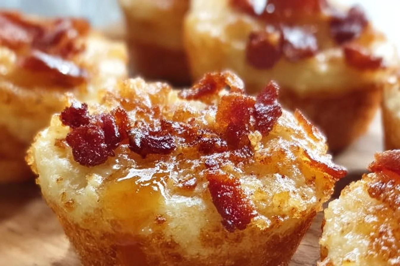 Delicious Maple Bacon Pancake Muffins ready to be enjoyed