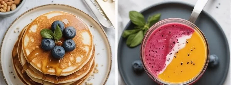 Nutritious Breakfast with Eggs and Avocado