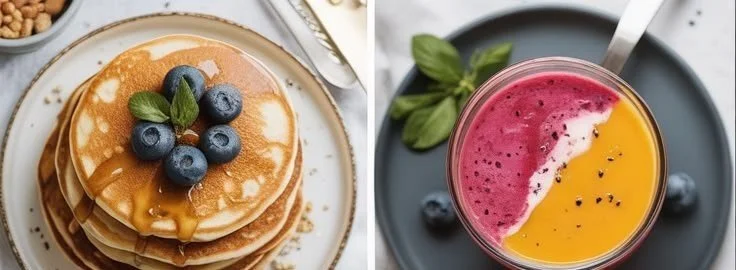 Nutritious Breakfast with Eggs and Avocado