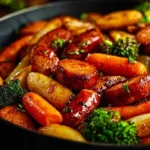 One-Pan Honey Garlic Kielbasa & Veggies one pan honey garlic kielbasa veggies 2026 03 19 225353 1024x683 1
