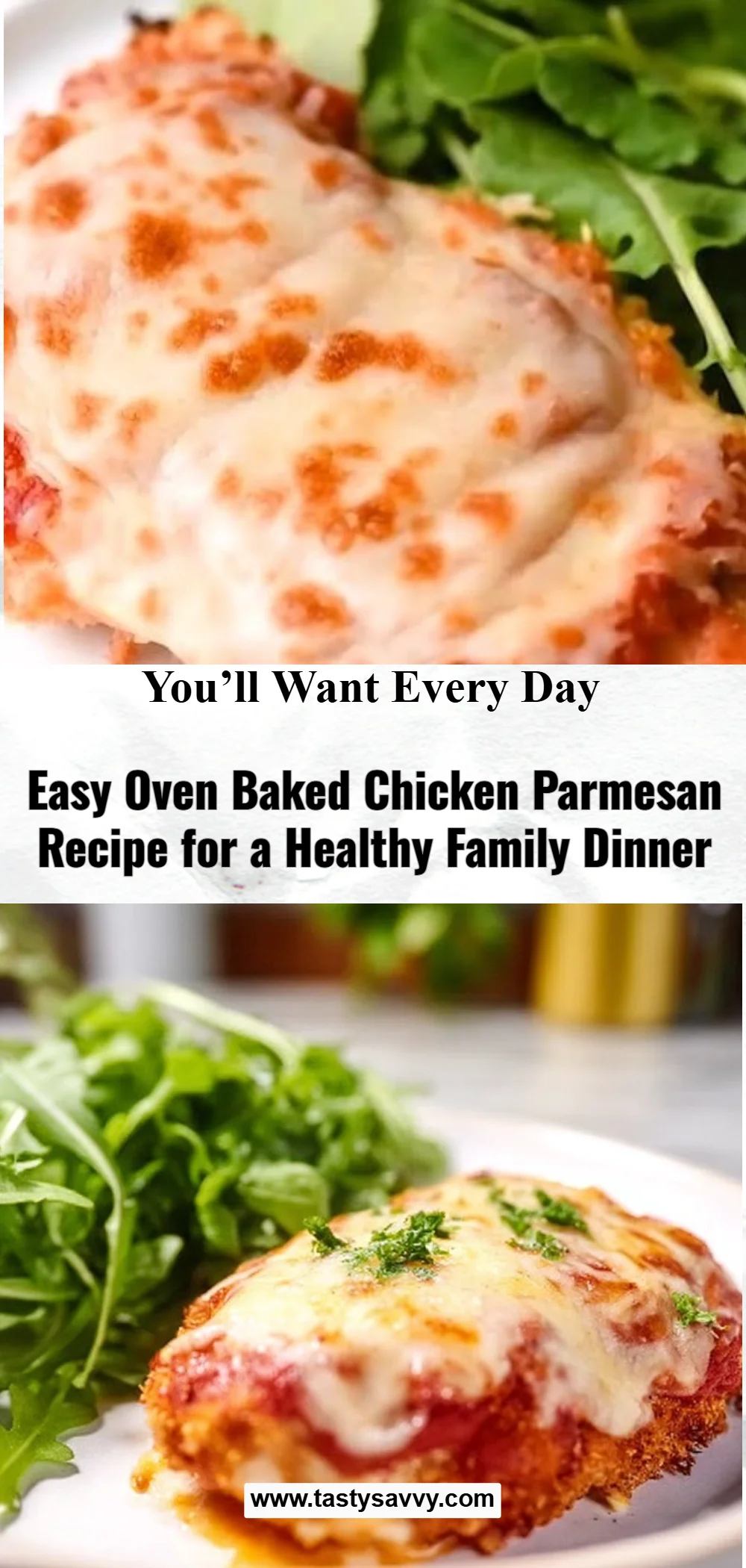 Oven Baked Chicken Parmesan