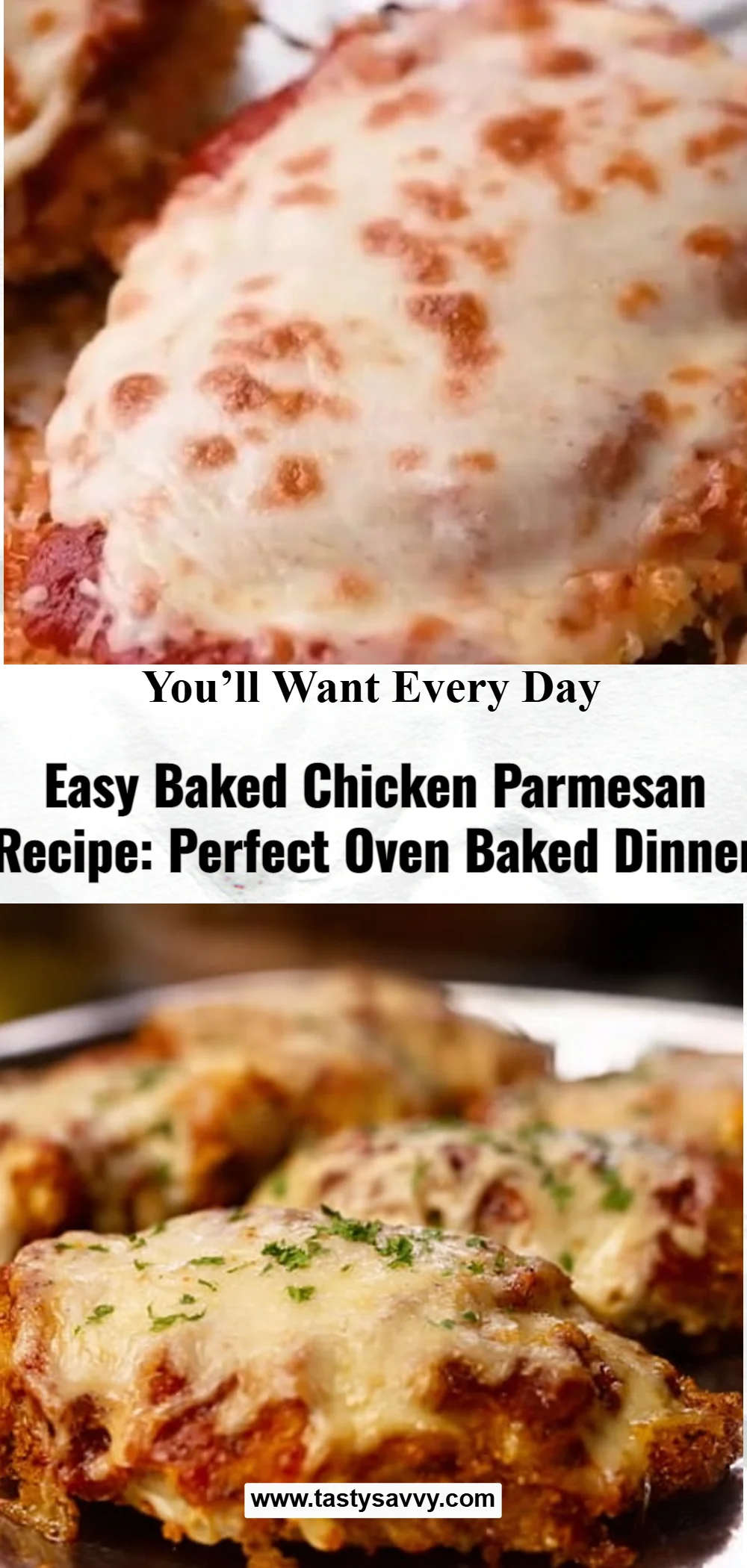 Oven Baked Chicken Parmesan