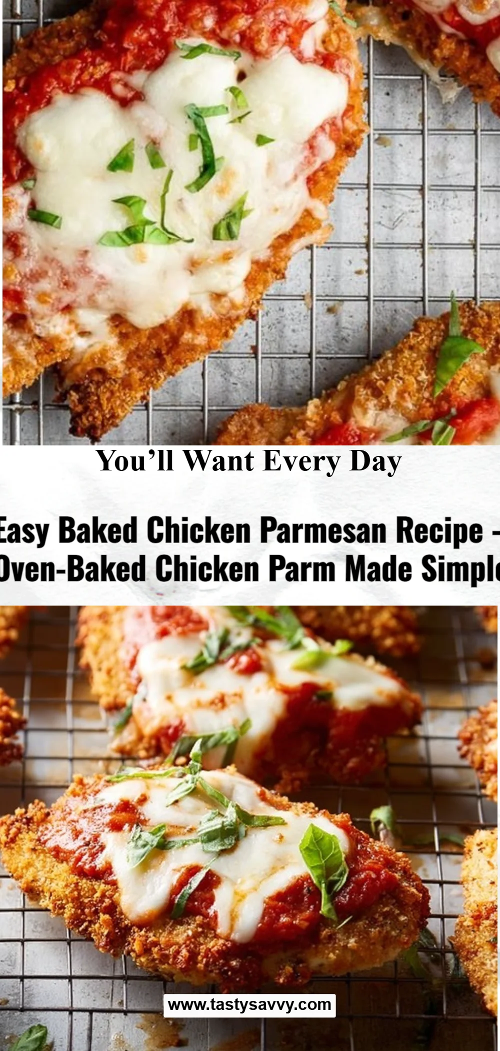 Oven-Baked Chicken Parmesan chicken parmesan Oven-Baked Chicken Parmesan