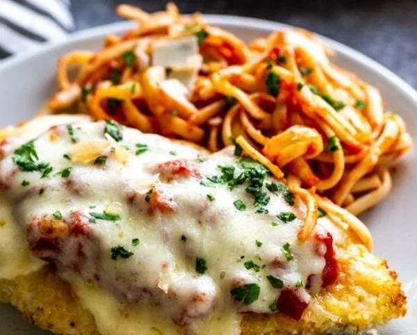 Oven Baked Chicken Parmesan