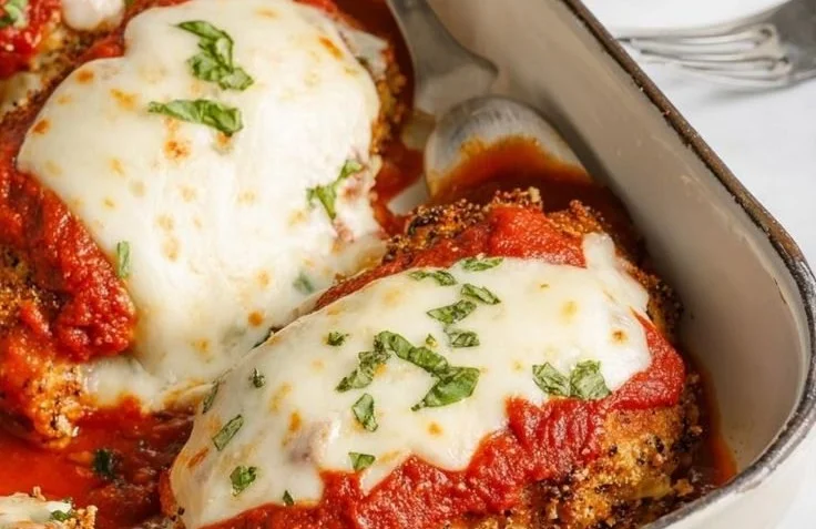Oven Baked Chicken Parmesan chicken parmesan Oven Baked Chicken Parmesan