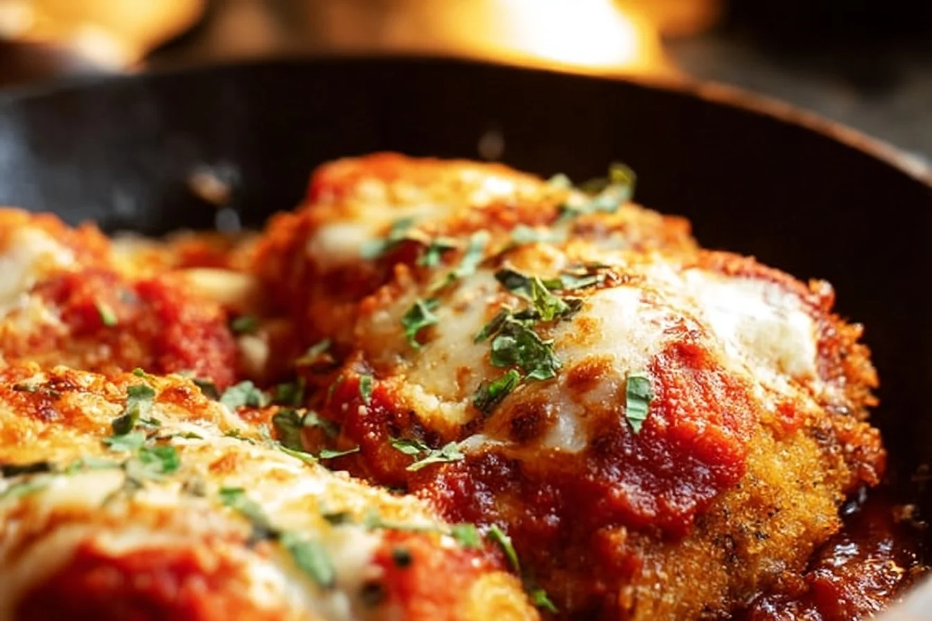 Perfect Chicken Parmesan chicken parmesan Deliciously crispy Chicken Parmesan topped with melted cheese and marinara sauce