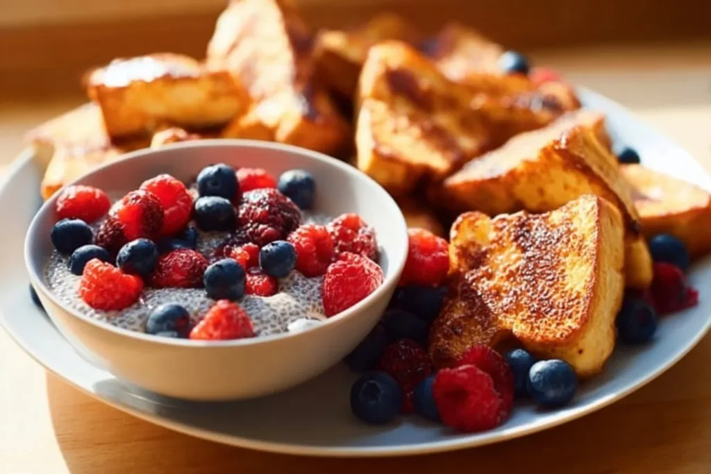 Delicious quick and easy breakfast ideas with eggs on a plate