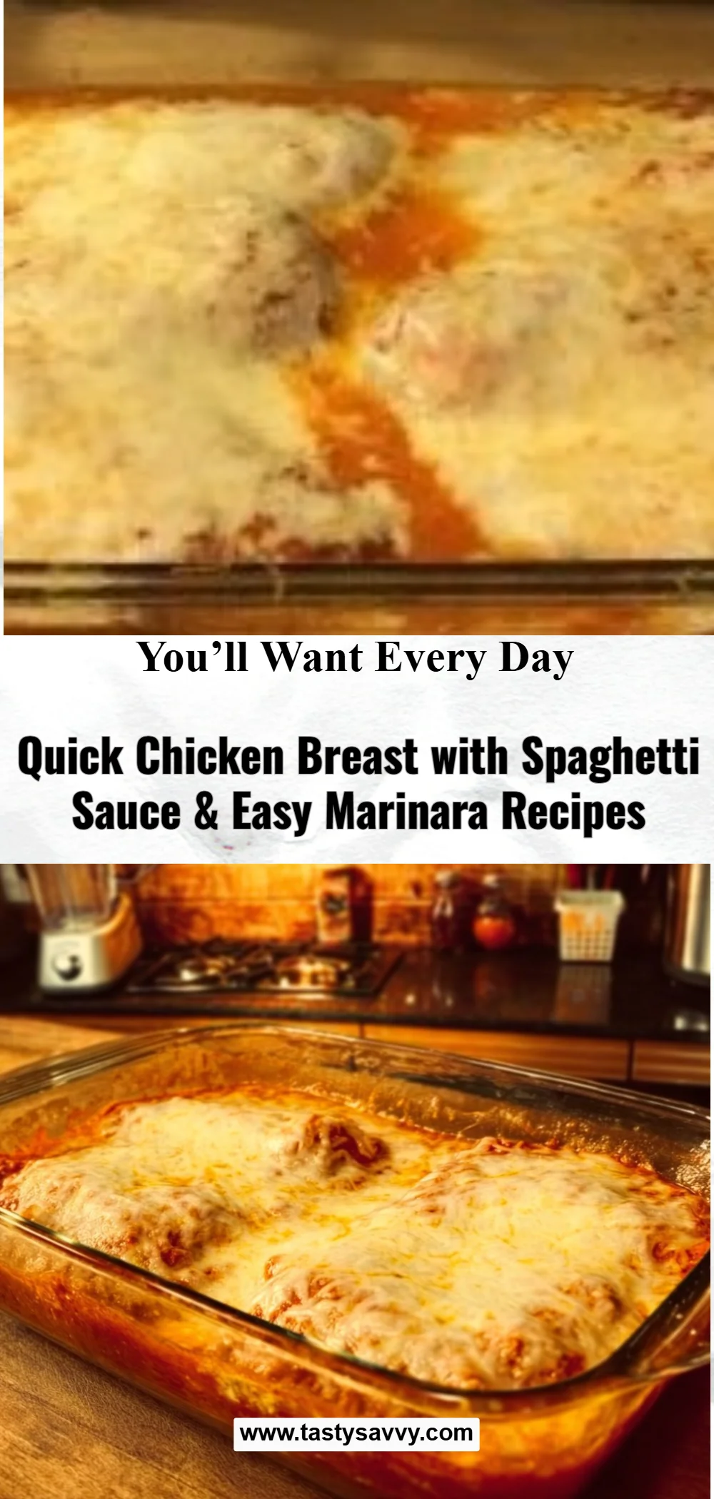 Quick Chicken with Spaghetti Sauce
