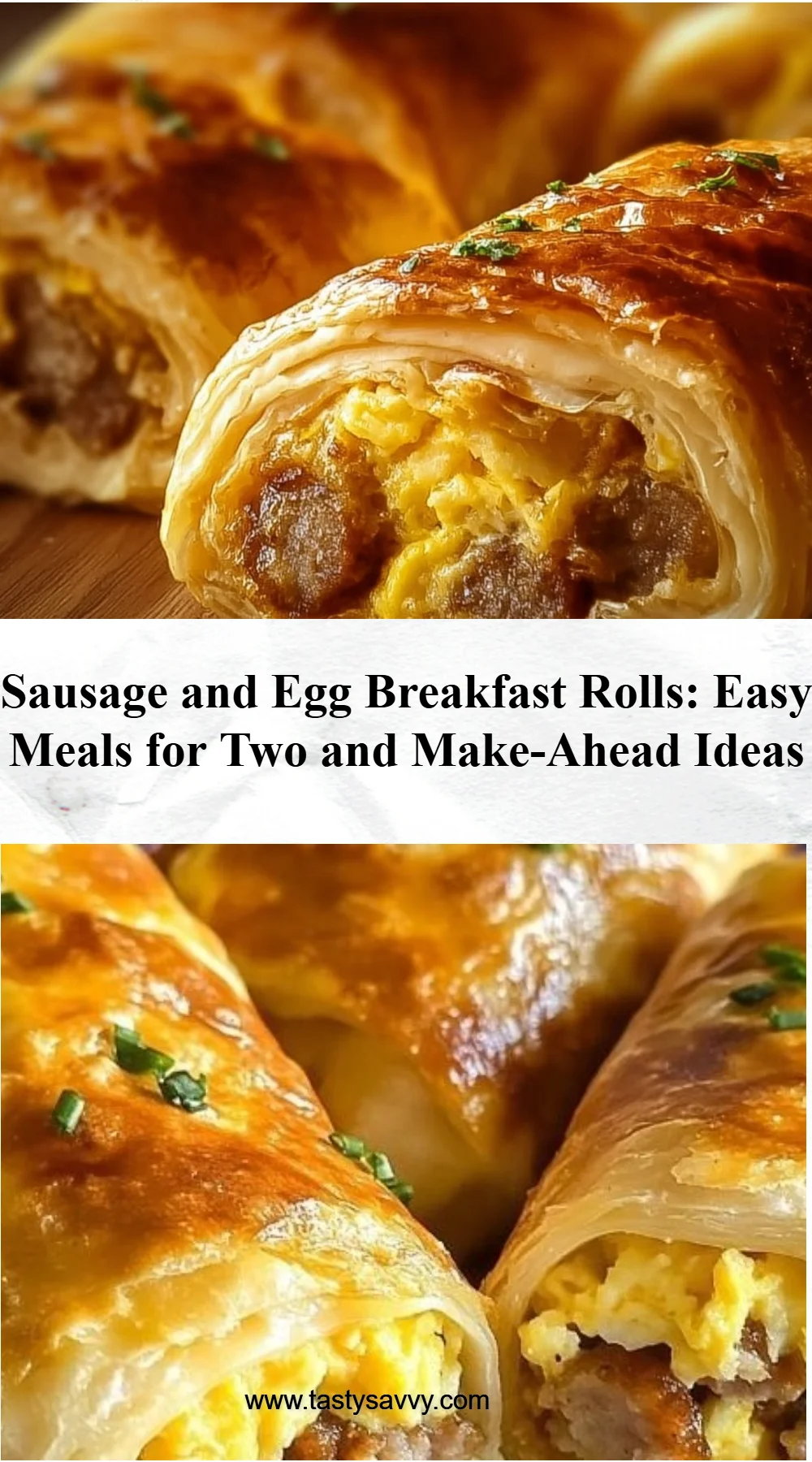 Sausage and Egg Breakfast Rolls