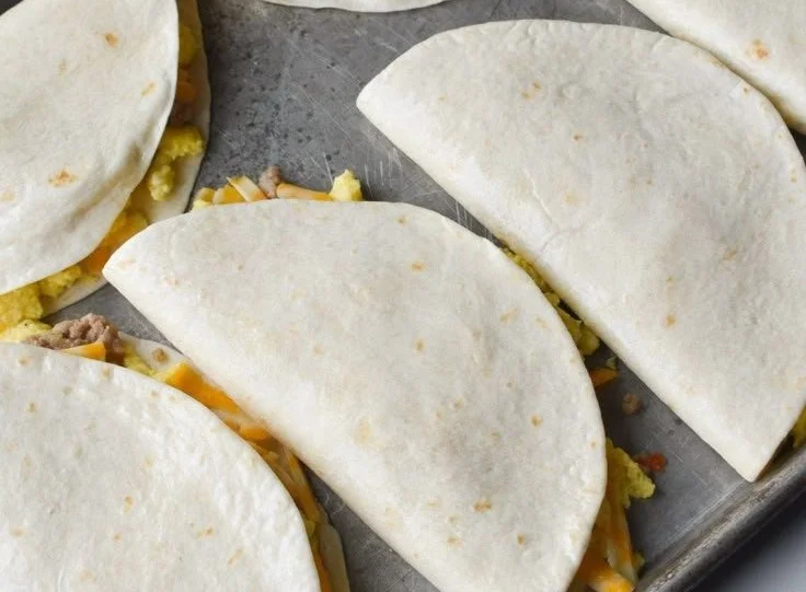 Sheet Pan Breakfast Quesadillas breakfast quesadillas Sheet Pan Breakfast Quesadillas