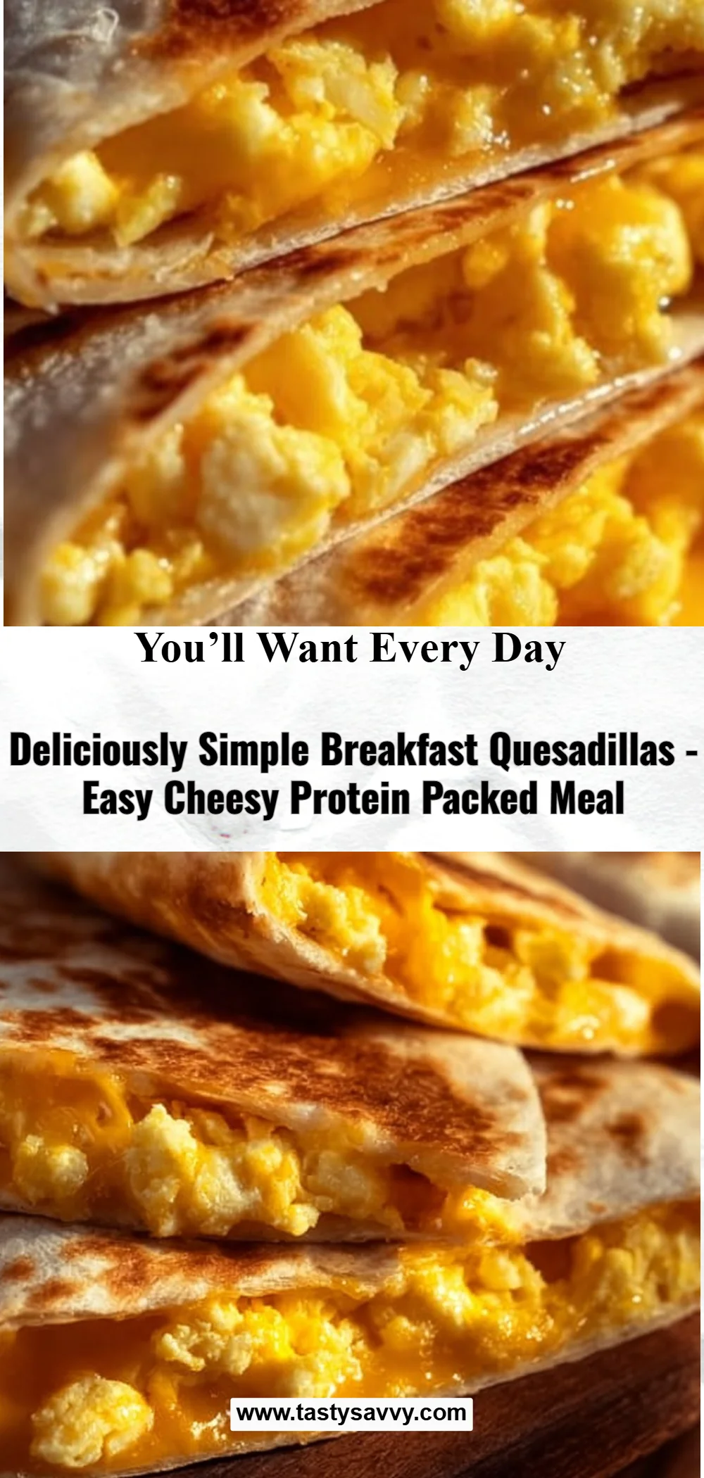 Simple Breakfast Quesadillas
