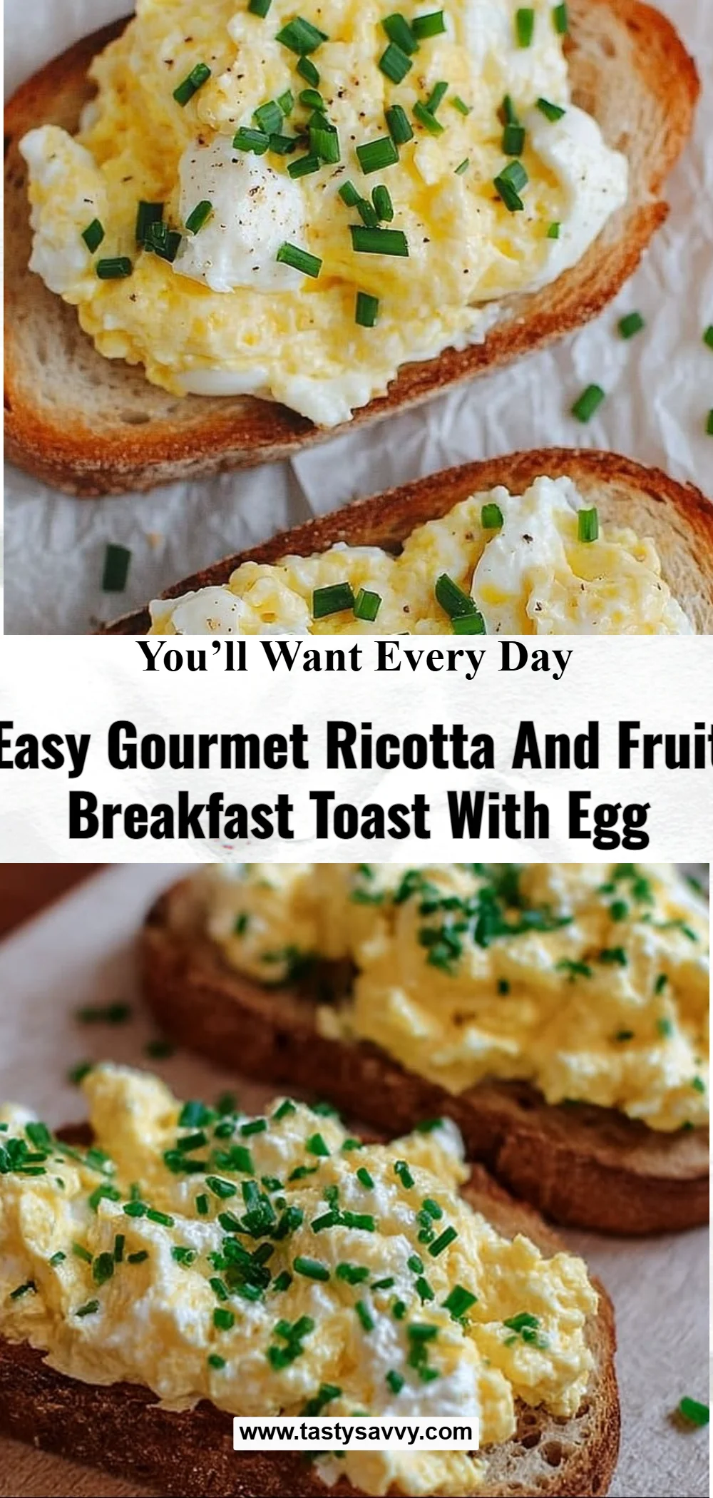 Simple Egg and Ricotta Toast egg and ricotta toast Simple Egg and Ricotta Toast