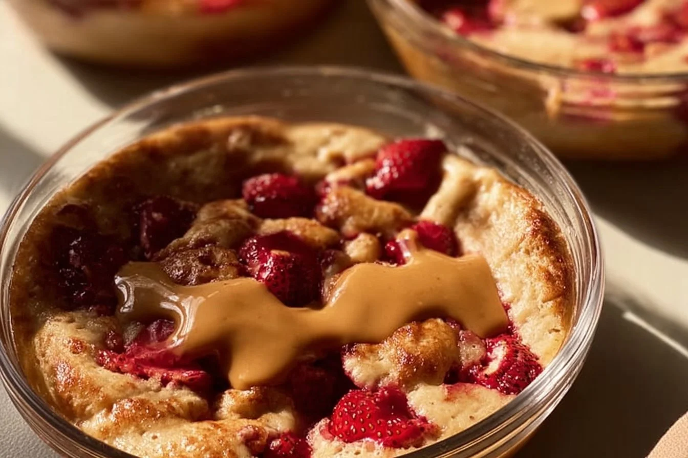 Single Serving Fluffy Baked Protein Pancake Bowls protein pancake Single Serving Fluffy Baked Protein Pancake Bowls