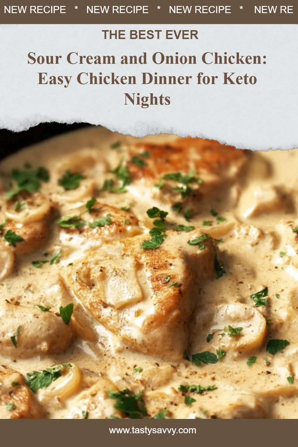 Sour Cream and Onion Chicken sour cream onion chicken Sour Cream and Onion Chicken