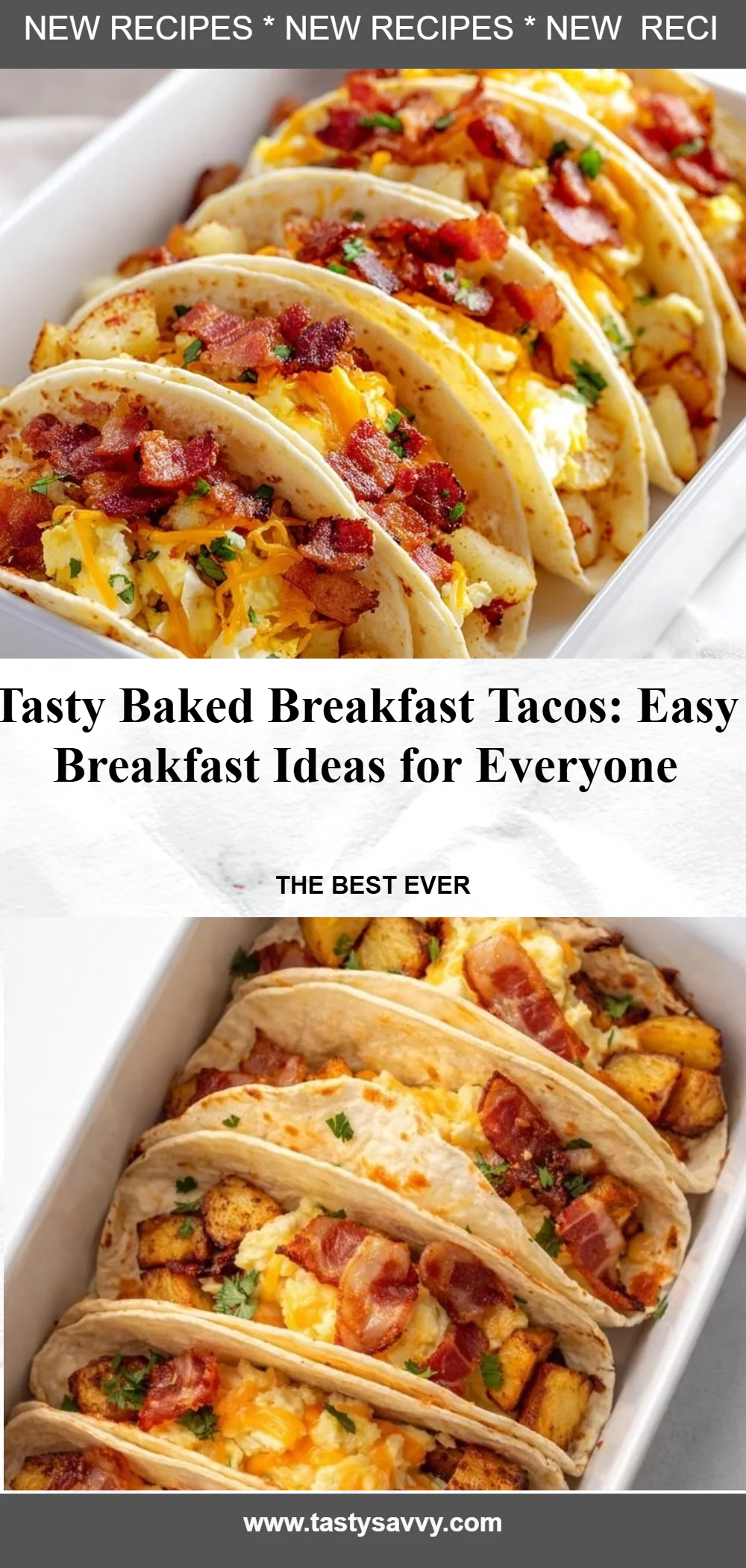 Tasty Baked Breakfast Tacos