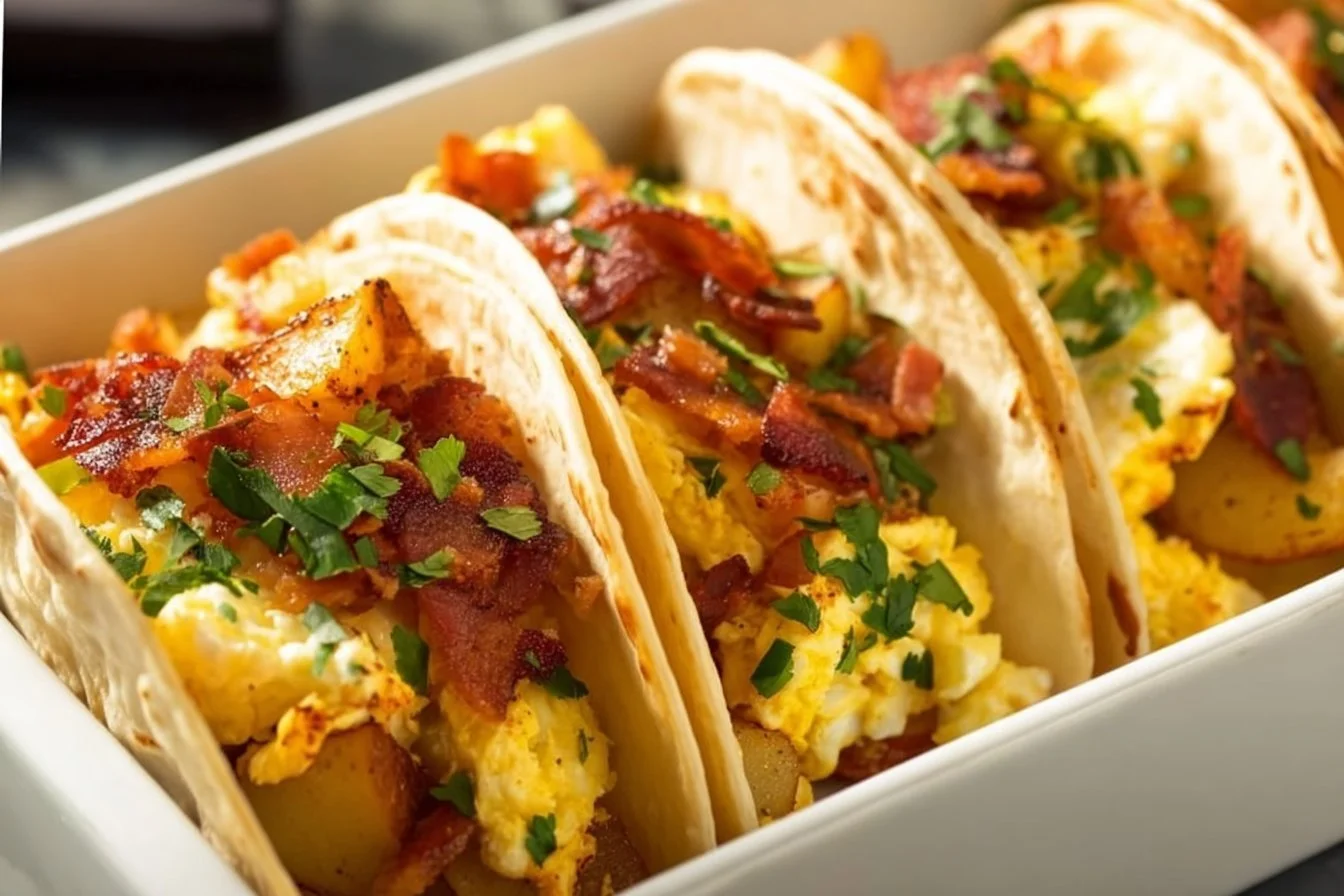 Tasty Baked Breakfast Tacos