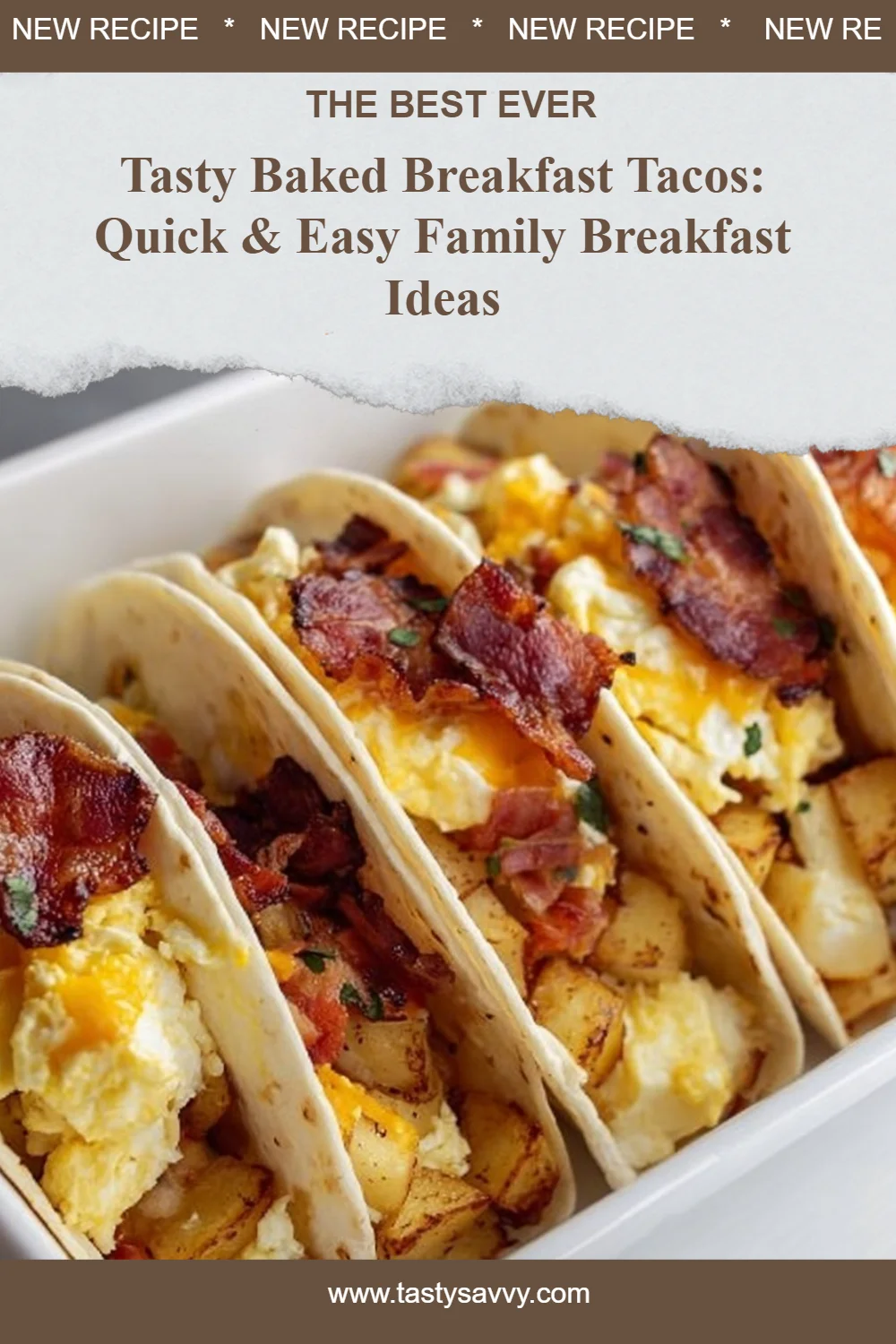 Tasty Baked Breakfast Tacos