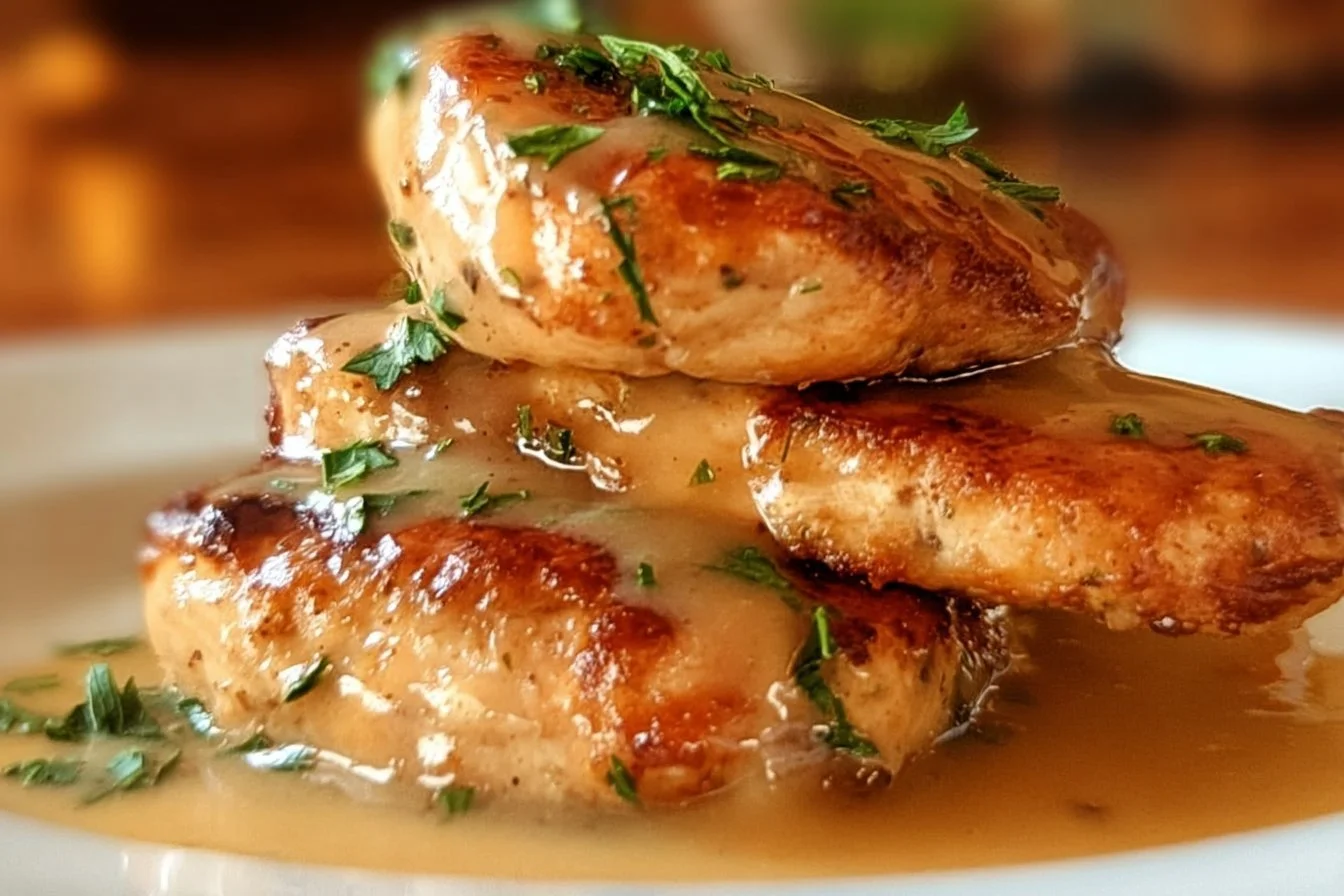 Delicious tenderized chicken breast ready to be cooked