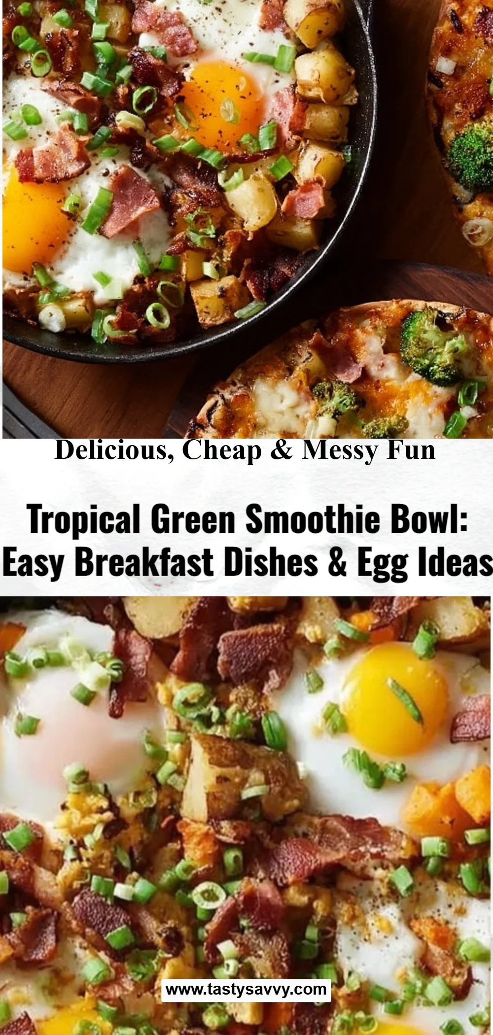 Tropical Green Smoothie Bowl