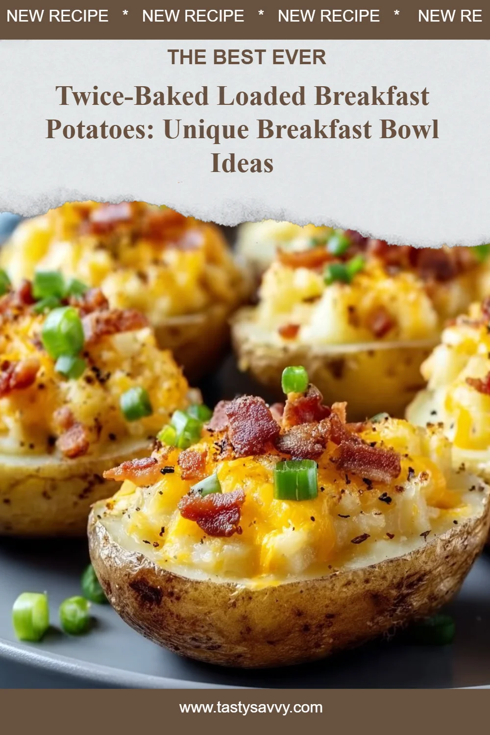 Twice-Baked Loaded Breakfast Potatoes