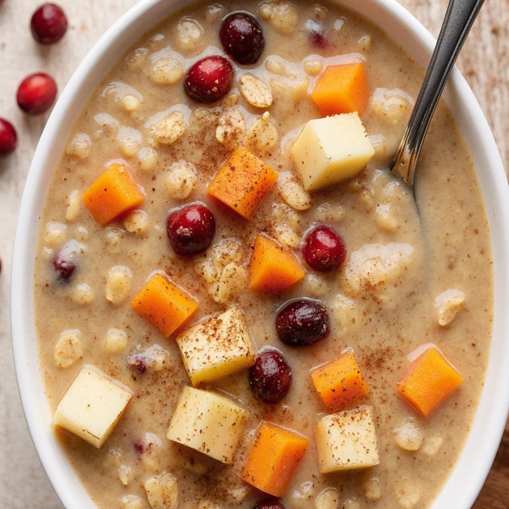 10-Minute Apple Carrot Oatmeal