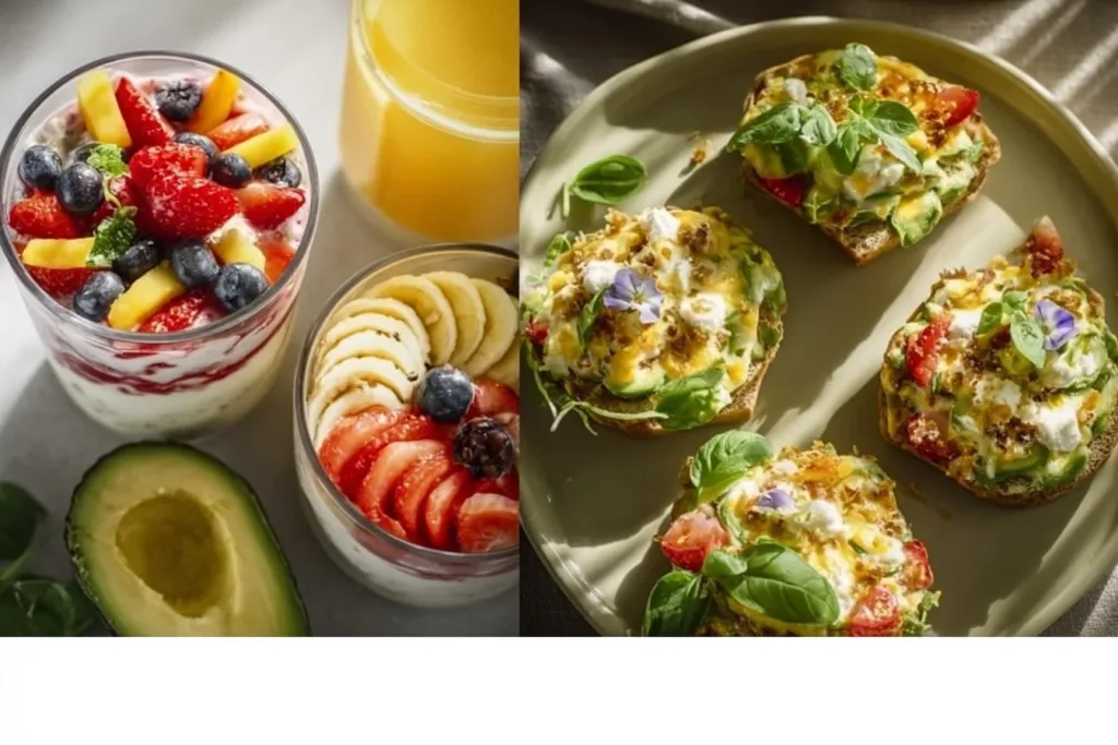 Healthy low-calorie breakfast options for a calorie deficit diet