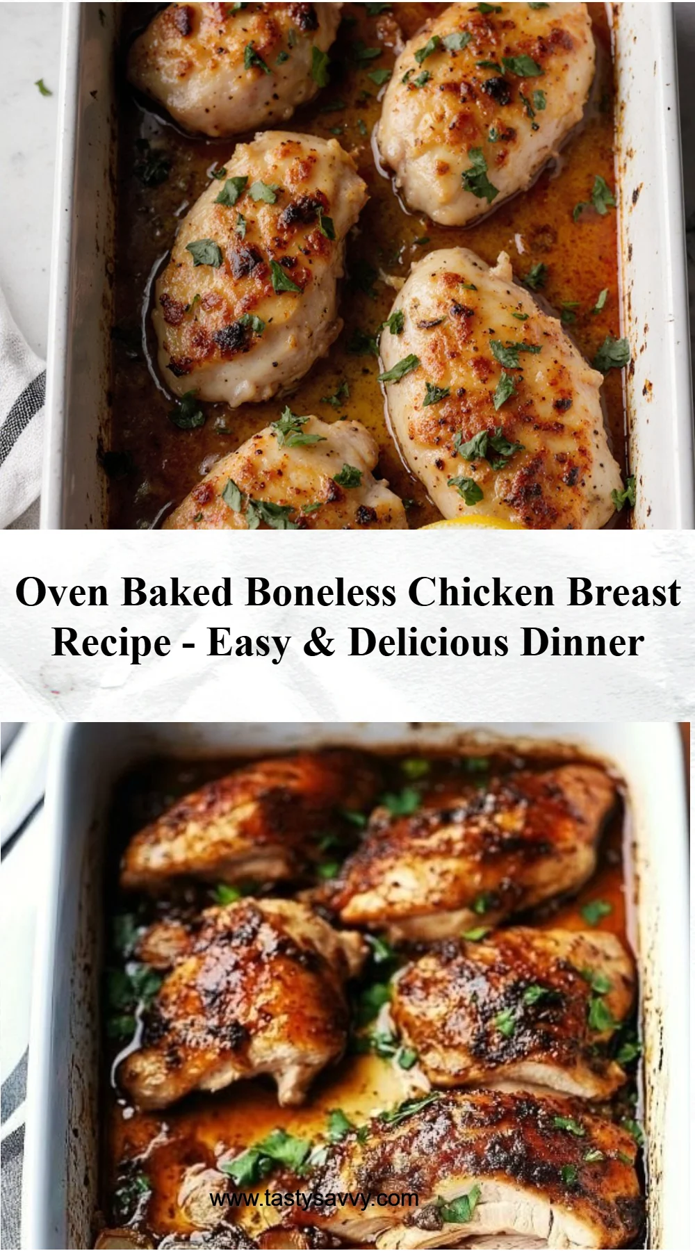 Baked Boneless Chicken Breast baked chicken Baked Boneless Chicken Breast