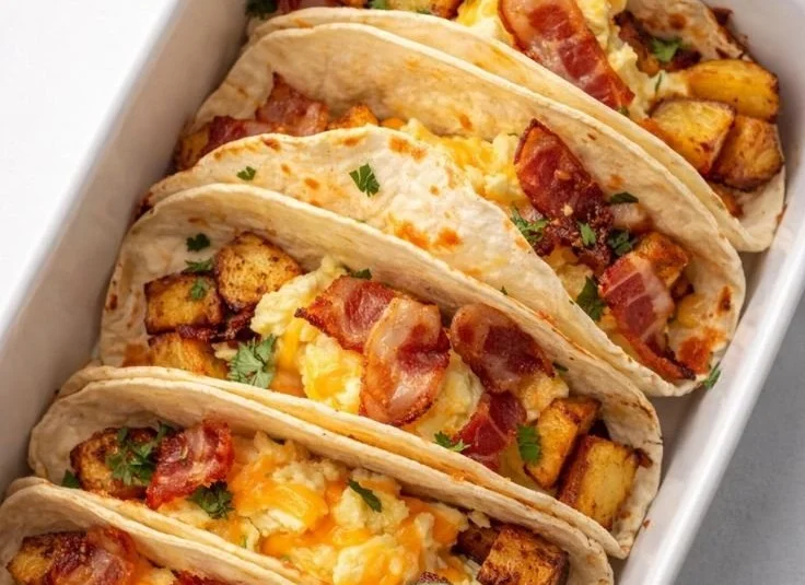 Baked Breakfast Tacos