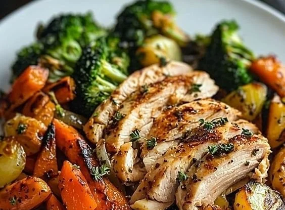 Baked Chicken Breast with Vegetables baked chicken Baked Chicken Breast with Vegetables