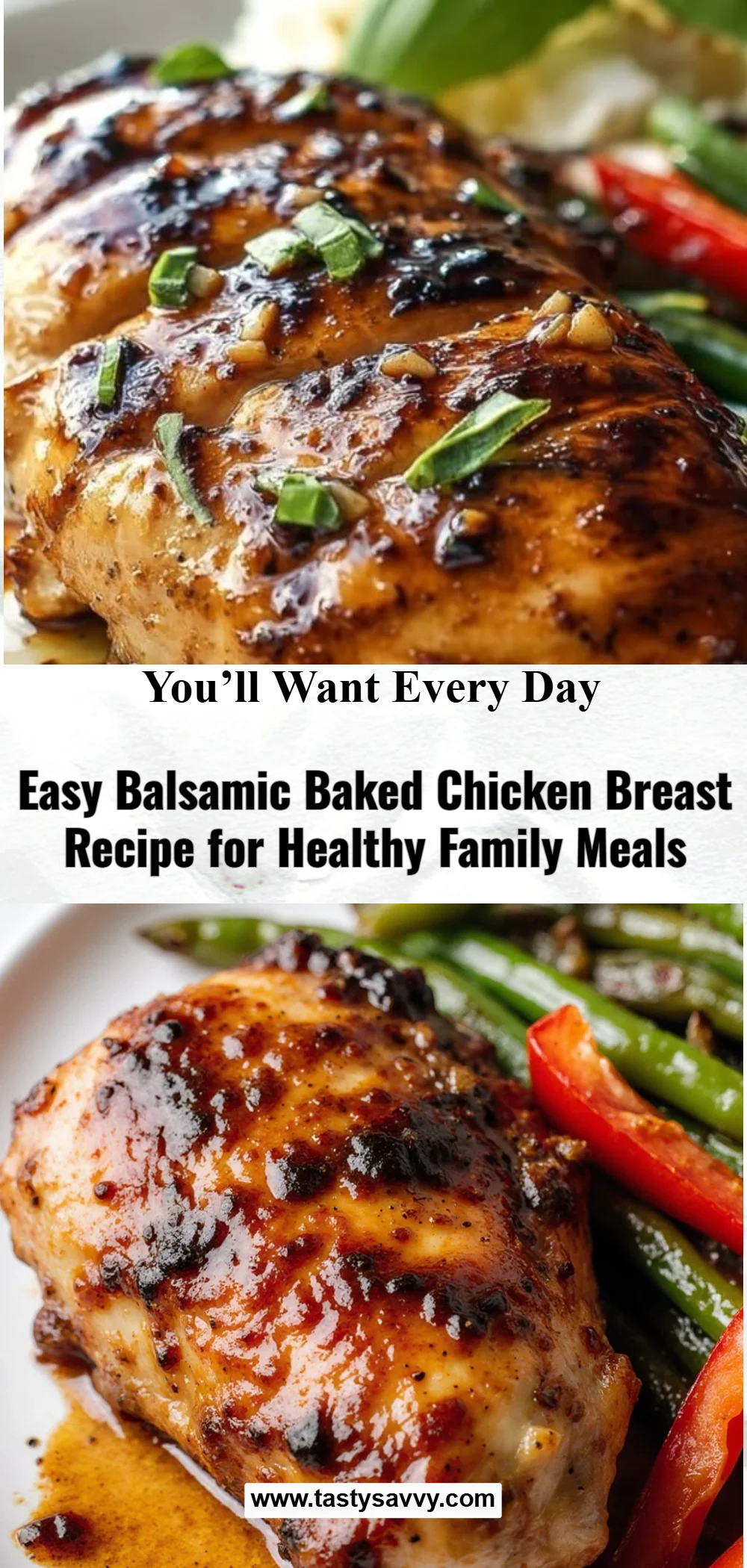 Balsamic Baked Chicken Breast