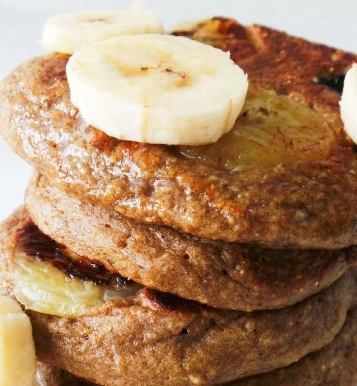 Banana Oatmeal Pancakes