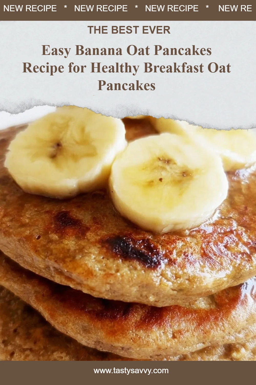 Banana Oatmeal Pancakes