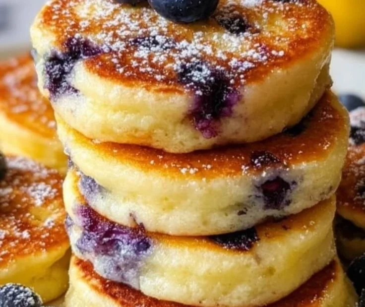 Blueberry Lemon Pancake Bites