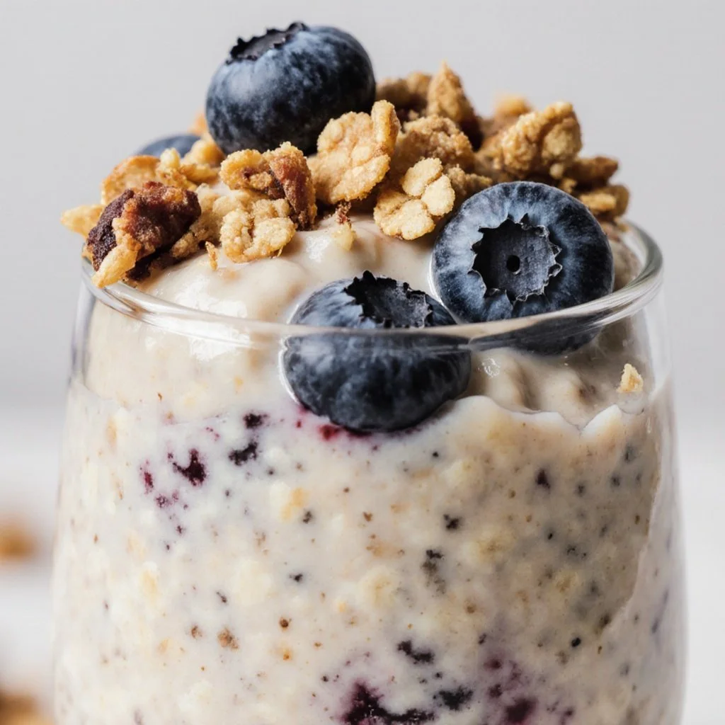 Blueberry Pie Overnight Oats blueberry pie Blueberry Pie Overnight Oats