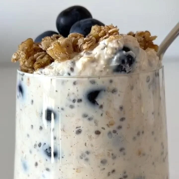 Blueberry Pie Overnight Oats blueberry pie Blueberry Pie Overnight Oats