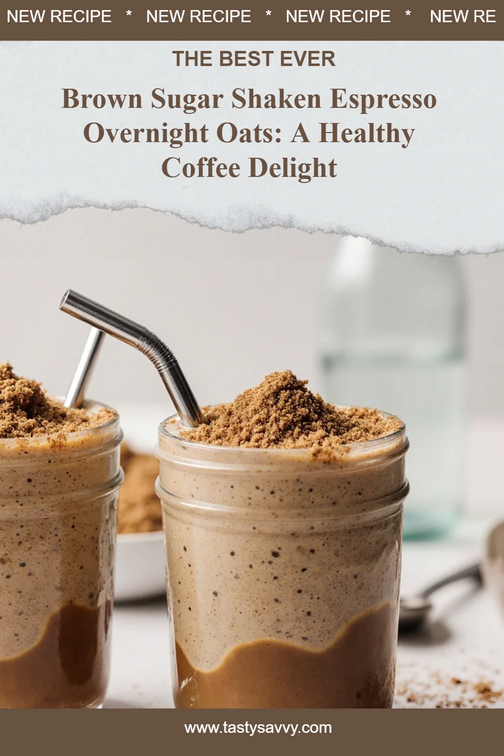 Brown Sugar Shaken Espresso Overnight Oats overnight oats Brown Sugar Shaken Espresso Overnight Oats