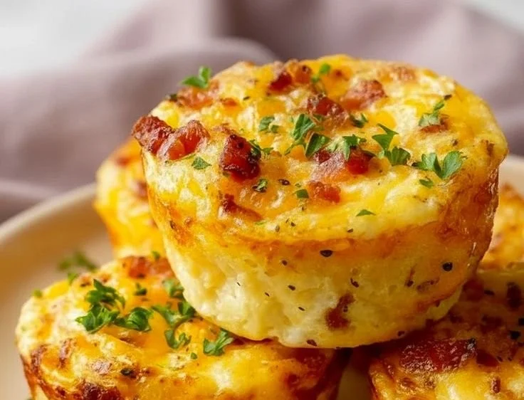 Cheesy Muffin Tin Cottage Cheese Egg Bites
