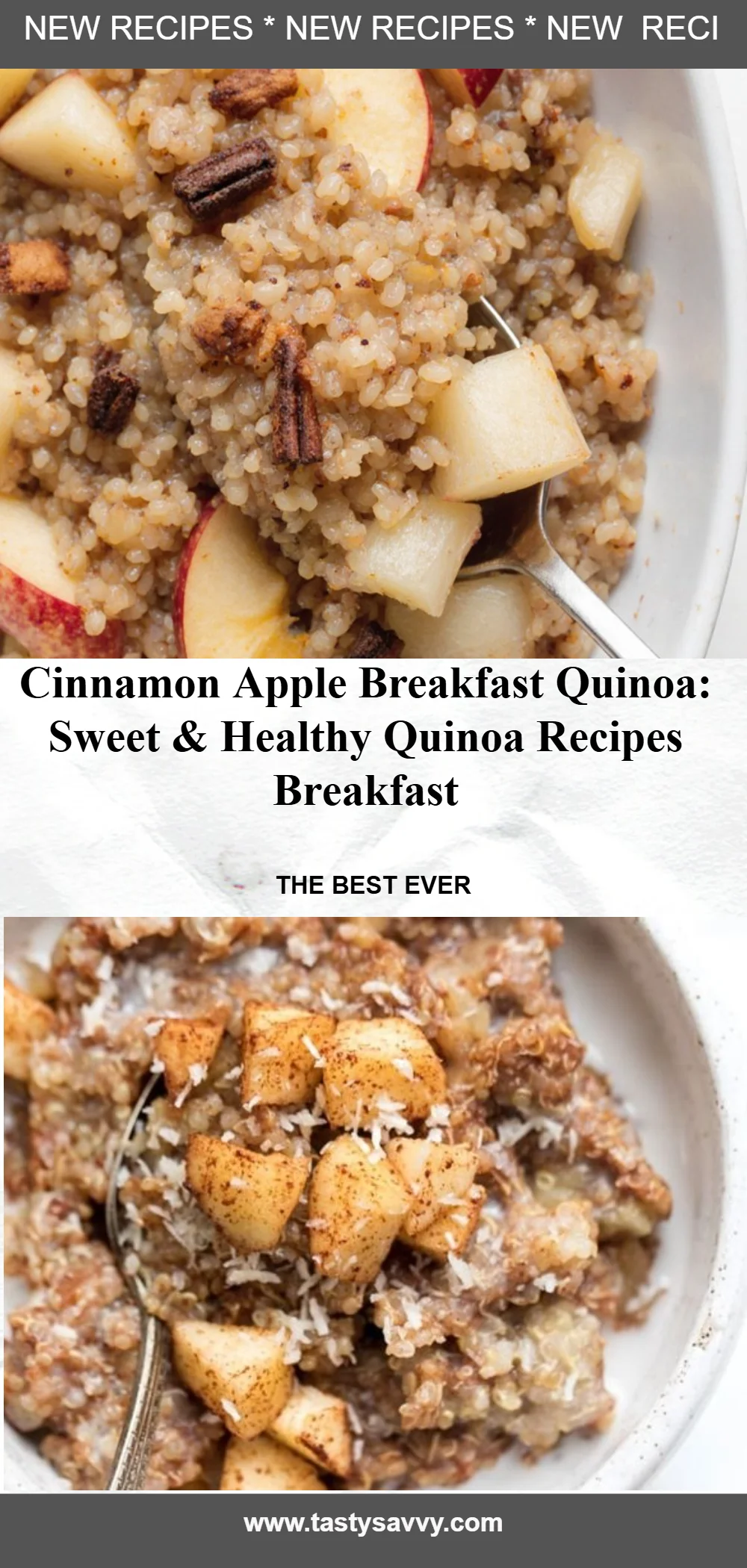 Cinnamon Apple Breakfast Quinoa
