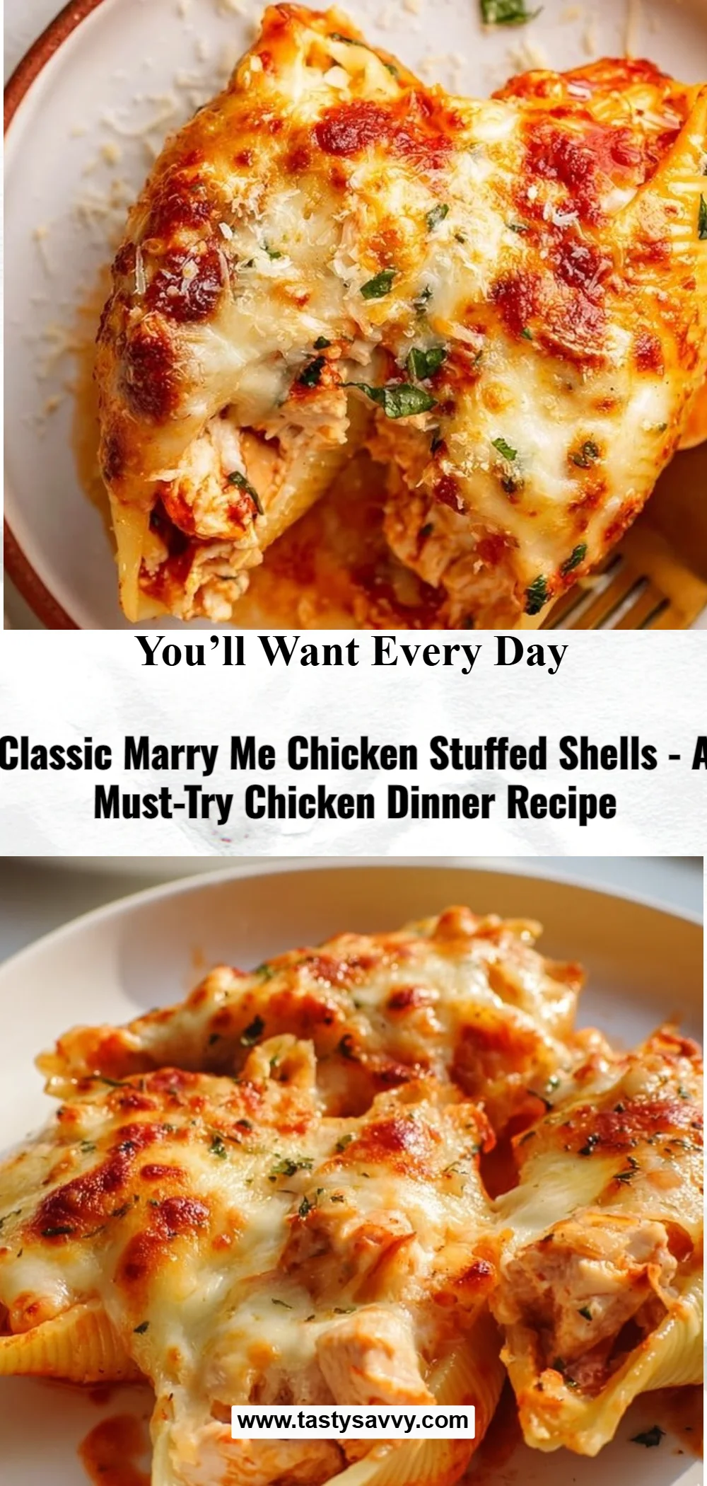 Classic Marry Me Chicken Stuffed Shells