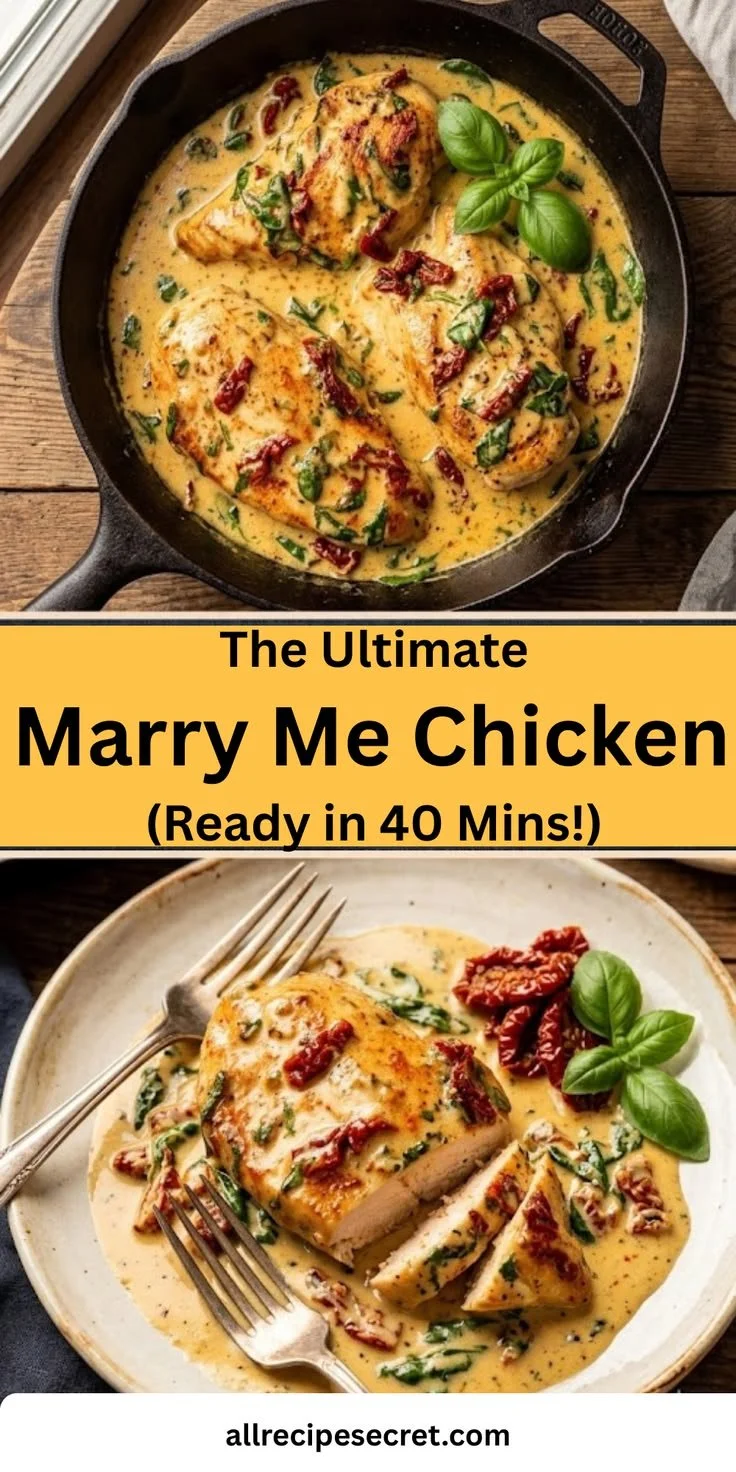 Creamy Marry Me Chicken: A Lover’s Delight