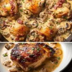 Delicious Crock Pot Marry Me Chicken garnished and ready to serve.